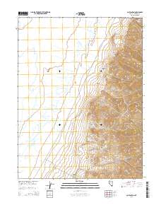 Cox Canyon 2014 topographic map thumbnail