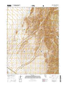 Green Springs 2014 topographic map thumbnail