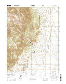 Corcoran Canyon 2014 topographic map thumbnail
