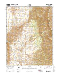 Desatoya Peak 2014 topographic map thumbnail