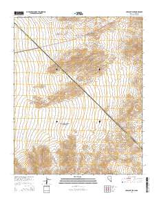 Crescent Peak 2014 topographic map thumbnail