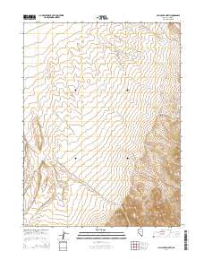 Hall Creek North 2014 topographic map thumbnail