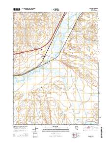Halleck 2014 topographic map thumbnail