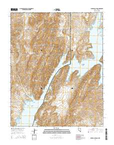 Iceberg Canyon 2014 topographic map thumbnail