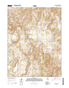 Chalk Hills 2014 topographic map thumbnail