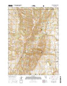 Elk Mountain 2014 topographic map thumbnail