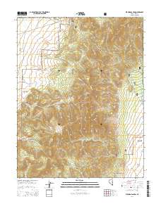 Elkhorn Canyon 2014 topographic map thumbnail