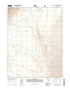 East of Millett Ranch 2015 topographic map thumbnail