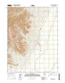 Fisher Canyon 2014 topographic map thumbnail
