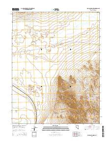 Gillis Canyon NW 2014 topographic map thumbnail