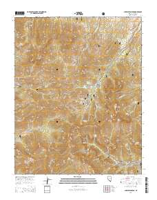 Charleston Peak 2014 topographic map thumbnail