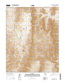 Hayford Peak SE 2014 topographic map thumbnail
