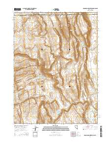 Groundhog Reservoir 2014 topographic map thumbnail