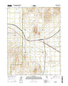 Hazen 2014 topographic map thumbnail