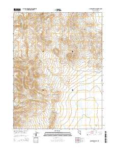 Goldbanks Hills 2014 topographic map thumbnail