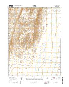 Hoppin Peaks 2015 topographic map thumbnail