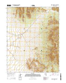 Horse Corral Pass 2015 topographic map thumbnail