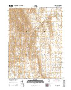 Hanks Creek NE 2015 topographic map thumbnail