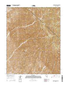 Grapevine Peak 2014 topographic map thumbnail