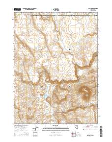 Hat Peak 2014 topographic map thumbnail