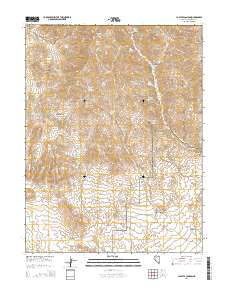 La Plata Canyon 2014 topographic map thumbnail