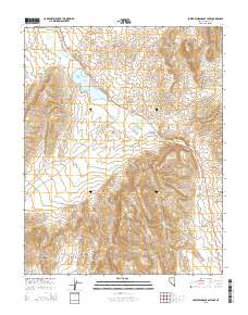 Lower Pahranagat Lake 2015 topographic map thumbnail