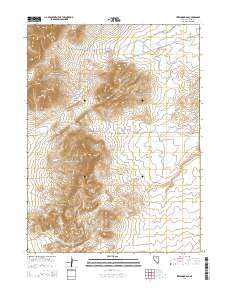 Izzenhood Gap 2014 topographic map thumbnail