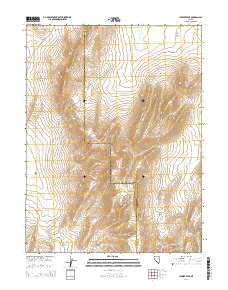 Juniper Peak 2014 topographic map thumbnail