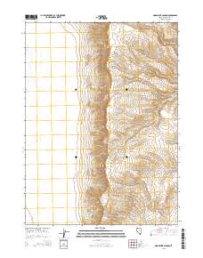 Moonshine Canyon 2015 topographic map thumbnail