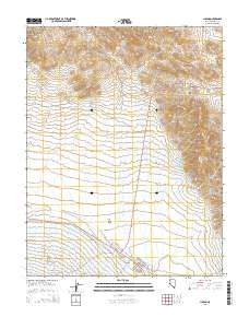 Luning 2014 topographic map thumbnail