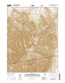 North Shoshone Peak 2015 topographic map thumbnail