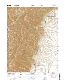 North Toiyabe Peak 2015 topographic map thumbnail
