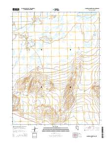 Lahontan Mountains 2014 topographic map thumbnail