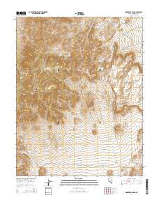 Montezuma Peak 2014 topographic map thumbnail
