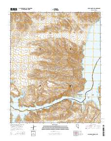 Hiller Mountains 2014 topographic map thumbnail