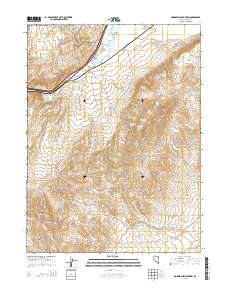 Grindstone Mountain 2014 topographic map thumbnail