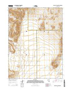 Hualapai Flat North 2014 topographic map thumbnail