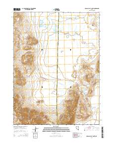 Hualapai Flat South 2014 topographic map thumbnail
