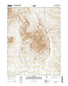 Vigus Butte 2014 topographic map thumbnail