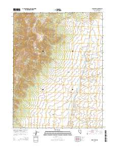 Becky Peak 2014 topographic map thumbnail