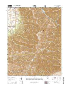 Brewer Canyon 2015 topographic map thumbnail