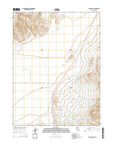 The Cedars SW 2014 topographic map thumbnail