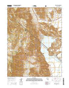 Topaz Lake 2014 topographic map thumbnail