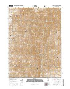 Buckskin Mountain 2015 topographic map thumbnail