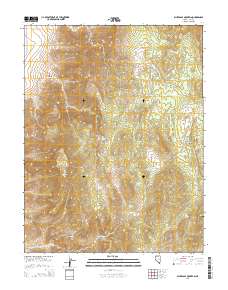 Blue Eagle Mountain 2014 topographic map thumbnail