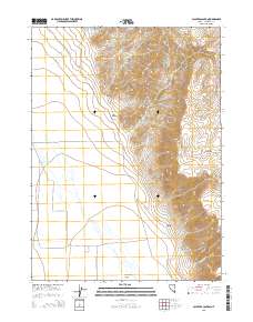 Calavera Canyon 2015 topographic map thumbnail