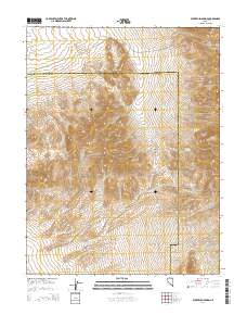 Buckbrush Spring 2014 topographic map thumbnail