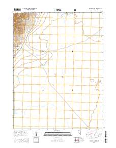 Franklin Lake NE 2014 topographic map thumbnail