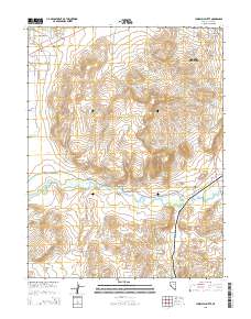 Churchill Butte 2015 topographic map thumbnail