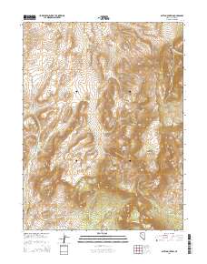 Bates Mountain 2014 topographic map thumbnail